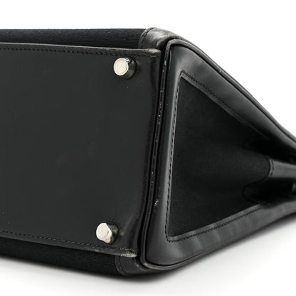 Hermes Box Toile Lakis Kelly 32 Black 7 of 24