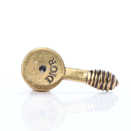 Christian Dior Metal J'Adior Earrings Aged Gold 4 of 5