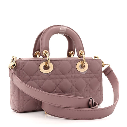 Christian Dior Lambskin Cannage Small Lady D-Joy Peony Pink 3 of 11