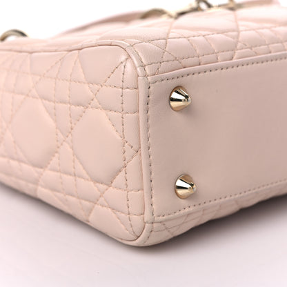 Christian Dior Lambskin Cannage Small Lucky Badges My Lady Dior Pink 6 of 9