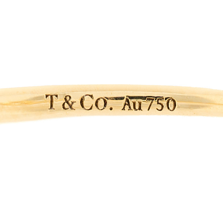 18K Yellow Gold Mini Paloma's Graffiti Love Ring 54 7