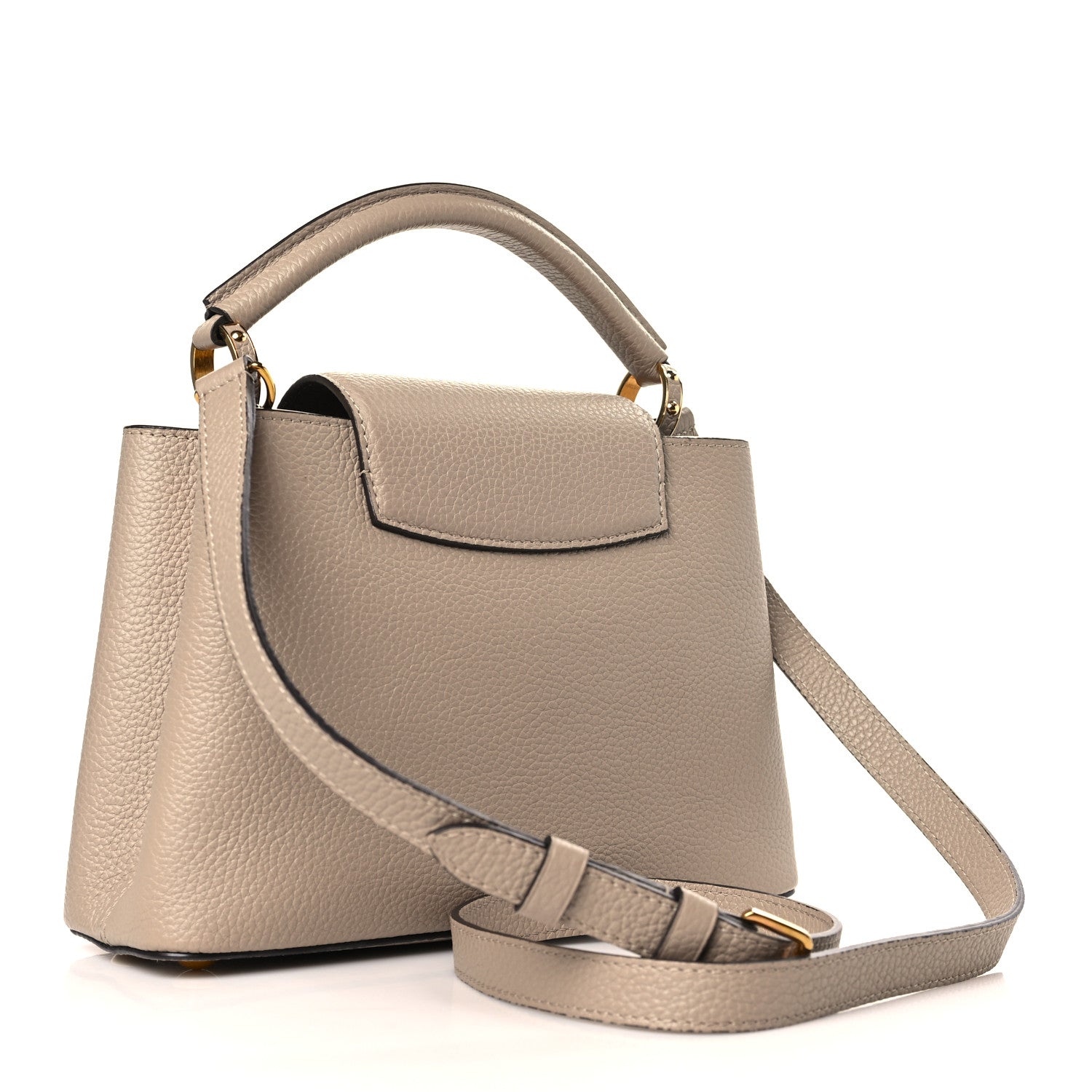 Louis Vuitton Taurillon Capucines BB Galet 3 of 8