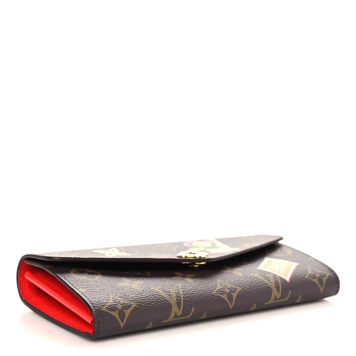 Monogram Candy Factory Sarah Wallet Candy Red
