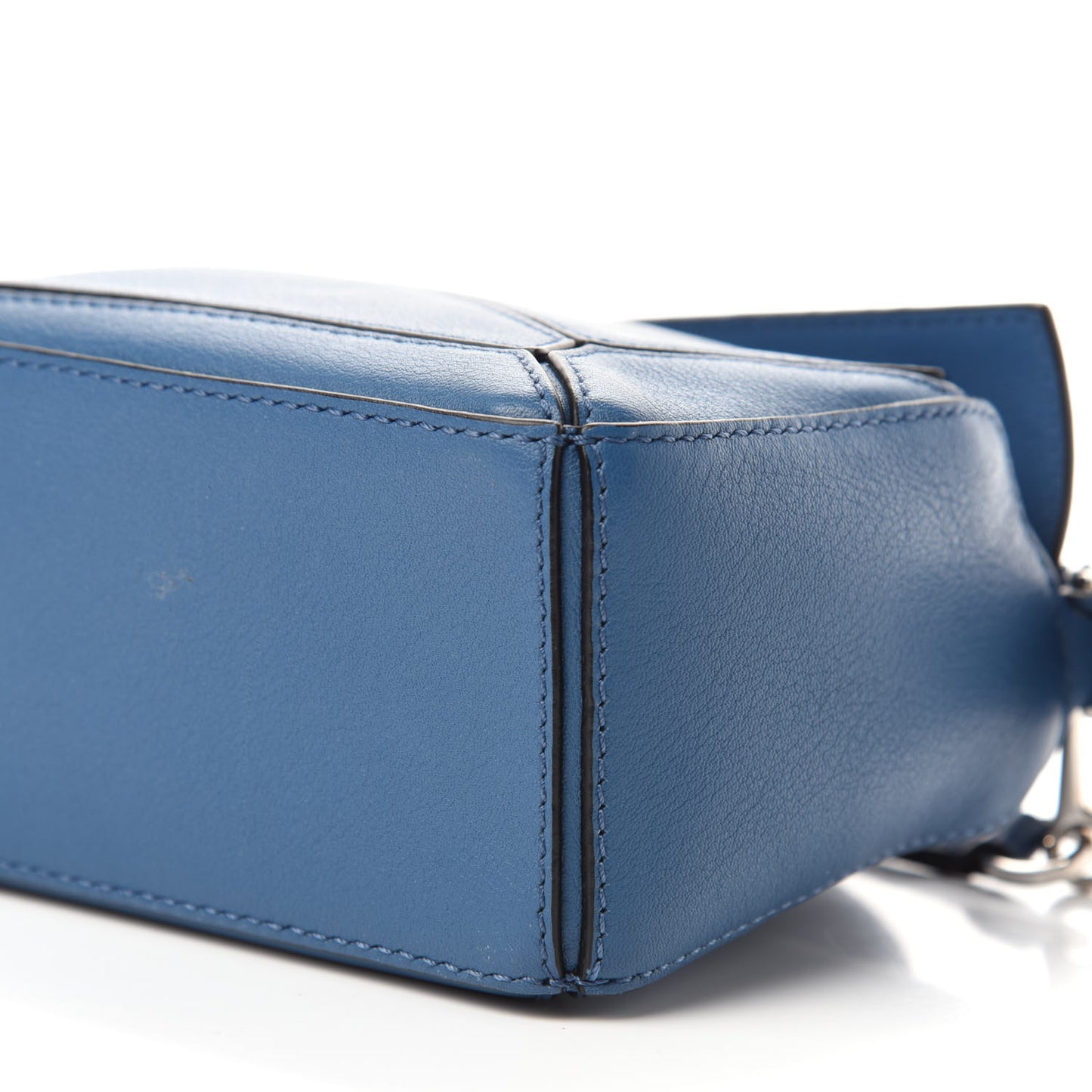 Calfskin Mini Puzzle Bag Blue