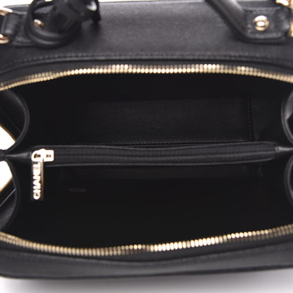 Chanel Caviar Quilted Medium CC Filigree Vanity Case Black 5 of 10
