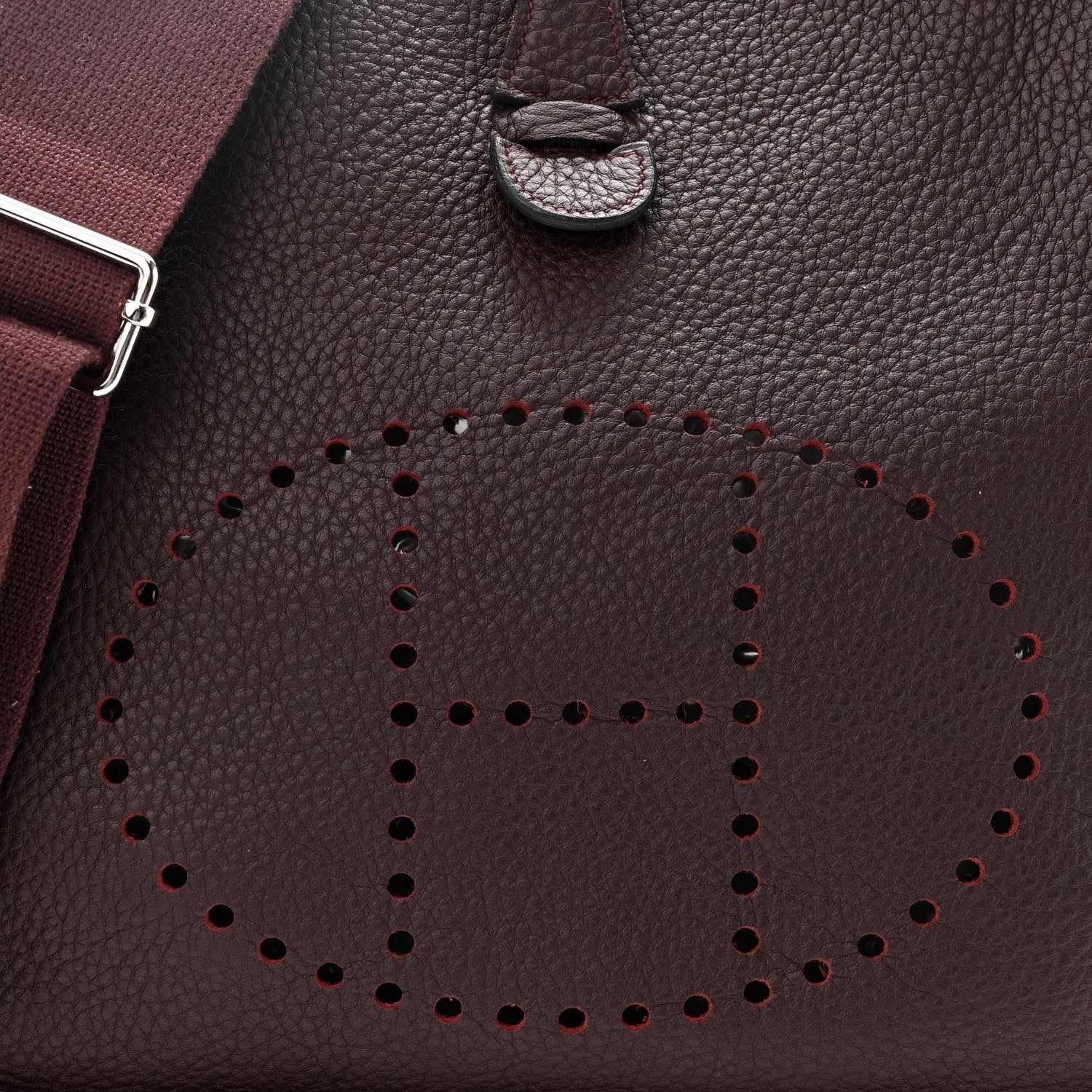 Hermes Taurillon Clemence Evelyne III PM Bordeaux 8 of 11