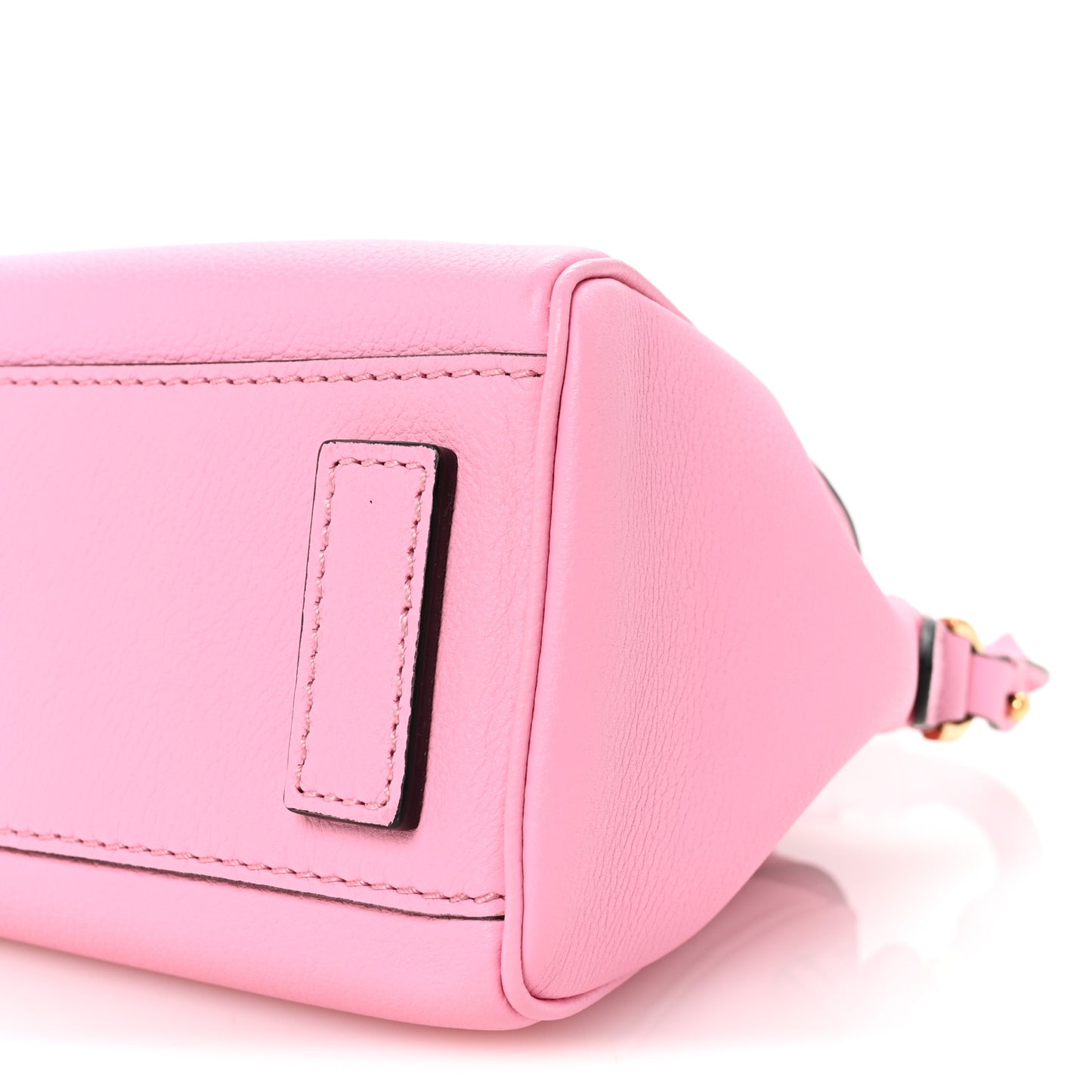 Grained Calfskin Small La Medusa Top Handle Bag Pink