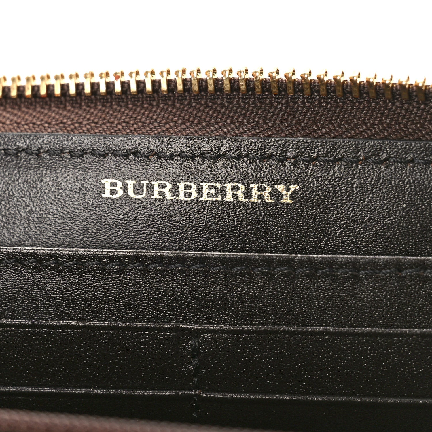 Burberry Haymarket Check Zip Around Wallet 6 of 8