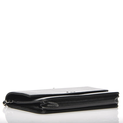 Chanel Caviar Sevruga Wallet On Chain WOC Black 4 of 10