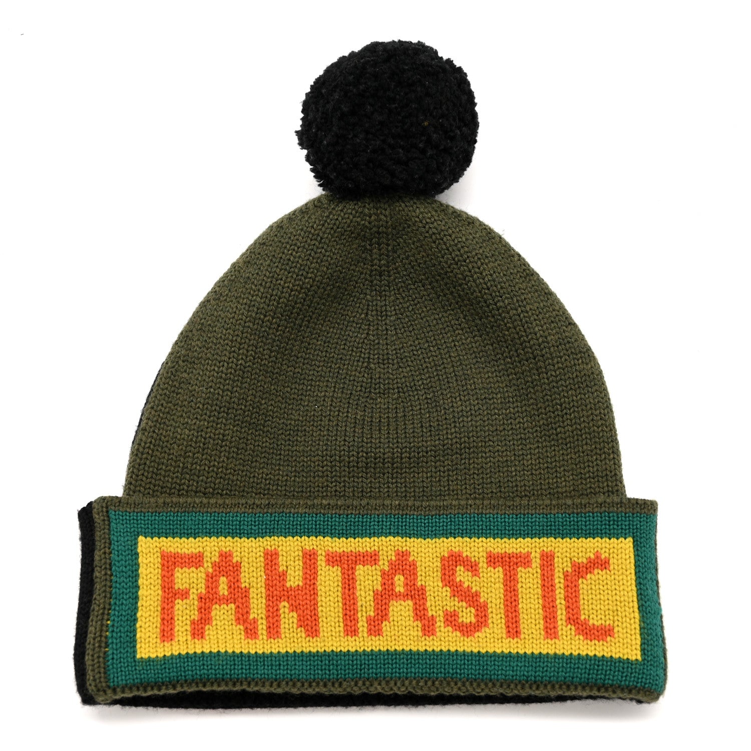 Fendi Wool Logo Beanie Black Multicolor 3 of 5