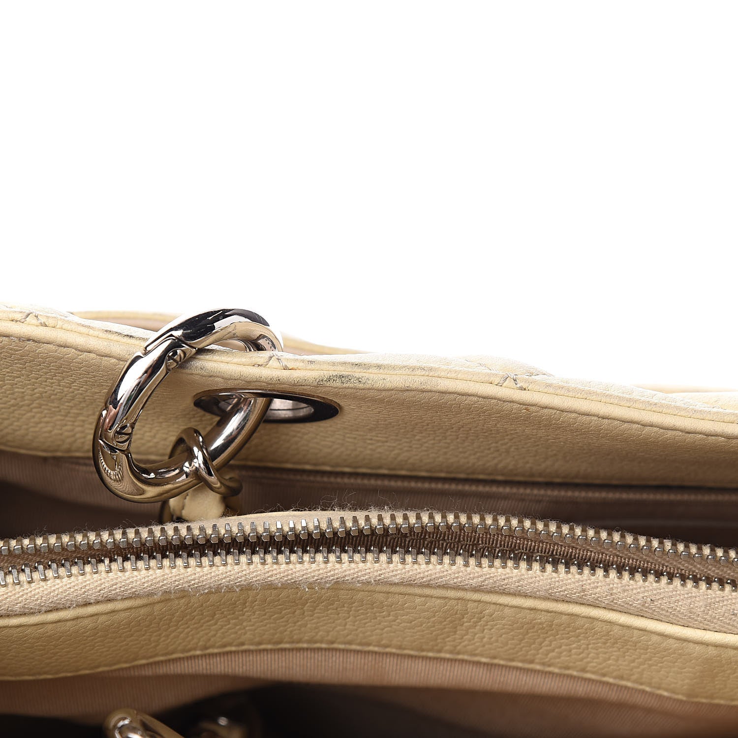 Chanel Caviar Quilted Grand Shopping Tote GST Beige Clair 10 of 18
