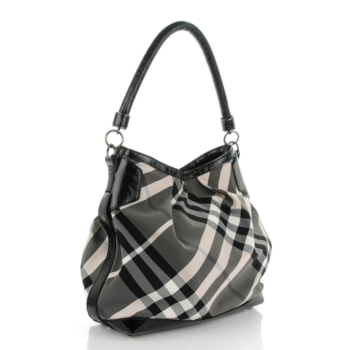 Nylon Beat Check Hobo Black