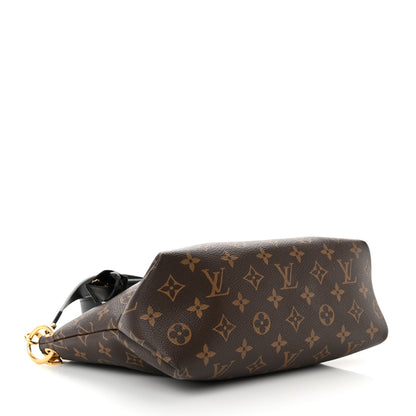 Louis Vuitton Monogram Flower Zipped Tote PM Black 4 of 12