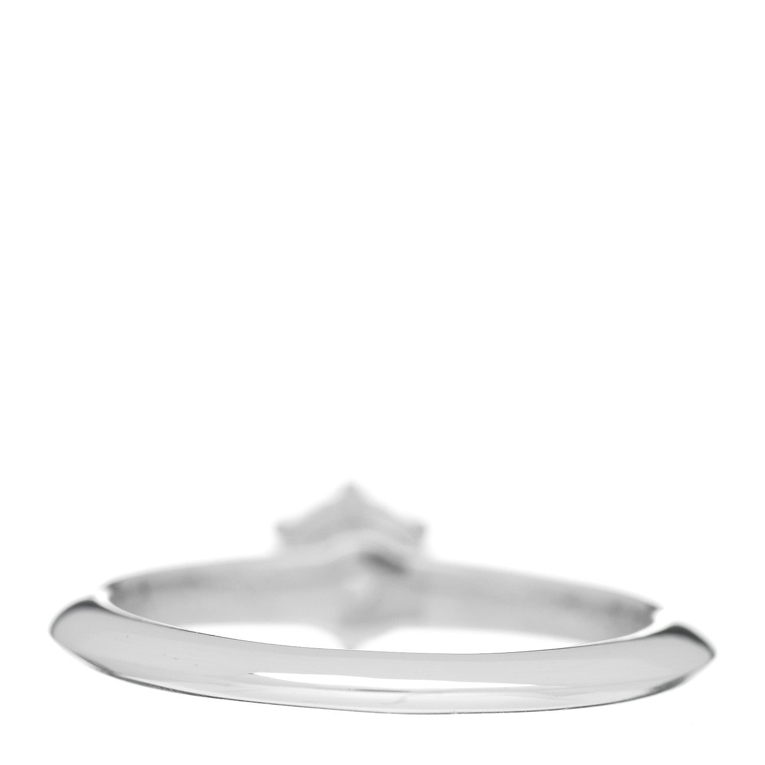 Tiffany Platinum Diamond .38ct Solitaire Engagement Ring 48 4.5 4 of 6