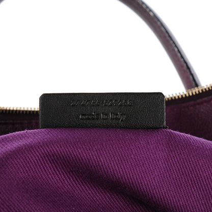 Saint Laurent Calfskin Muse Two Cabas Magenta 7 of 9