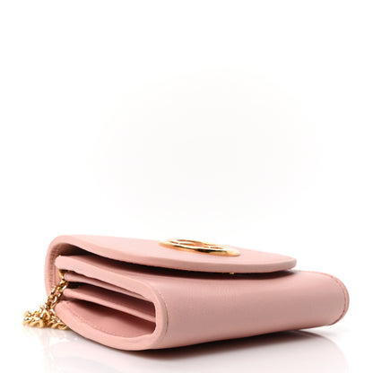 Gucci Roxy Calfskin Medium Blondie Chain Wallet Powder Pink 4 of 9
