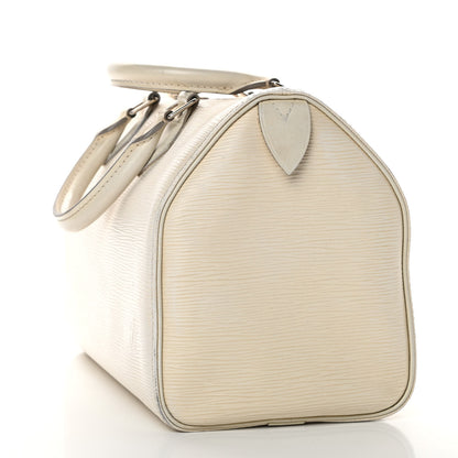 Louis Vuitton Epi Speedy 25 Ivory 18 of 20