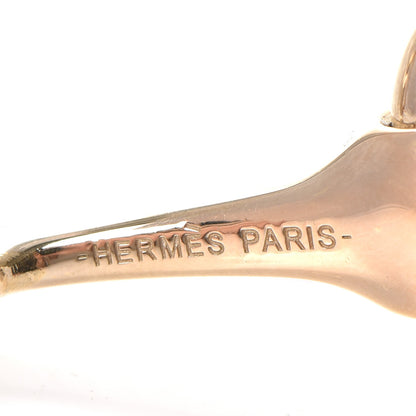 Hermes Permabrass Mors Scarf Ring Gold 3 of 6