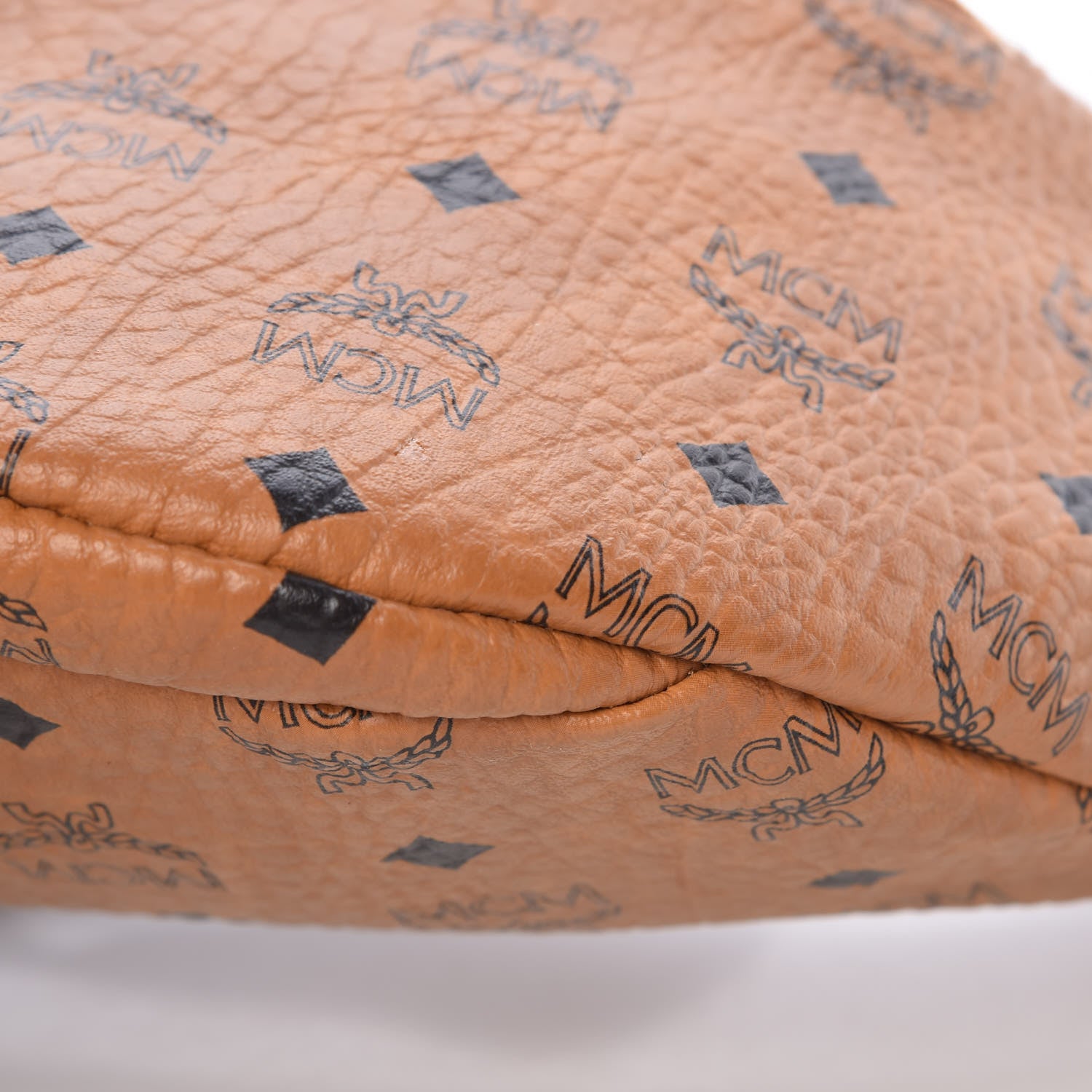MCM Visetos Stark Belt Bag Cognac 10 of 10