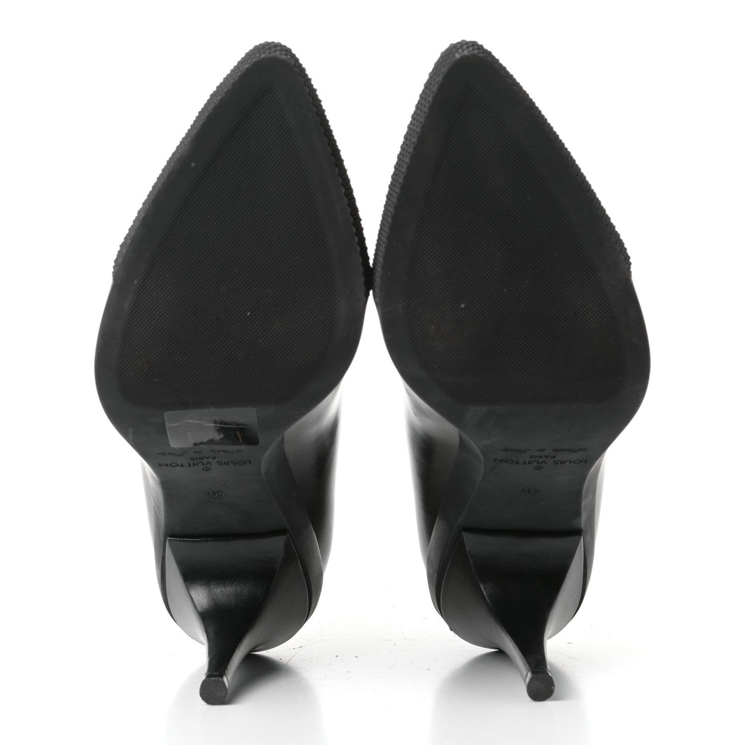 Louis Vuitton Calfskin Ankle Boots 40 Black 5 of 10