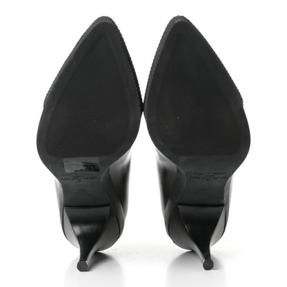 Louis Vuitton Calfskin Ankle Boots 40 Black 5 of 10