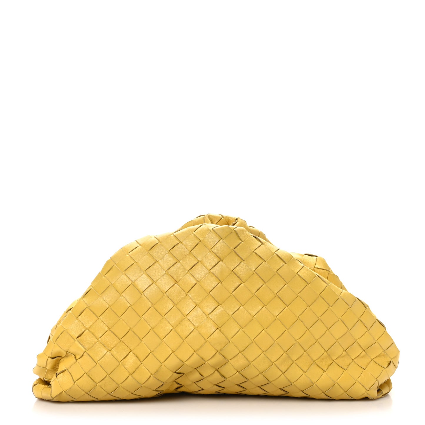 Nappa Maxi Intrecciato The Pouch Oversized Clutch Buttercup