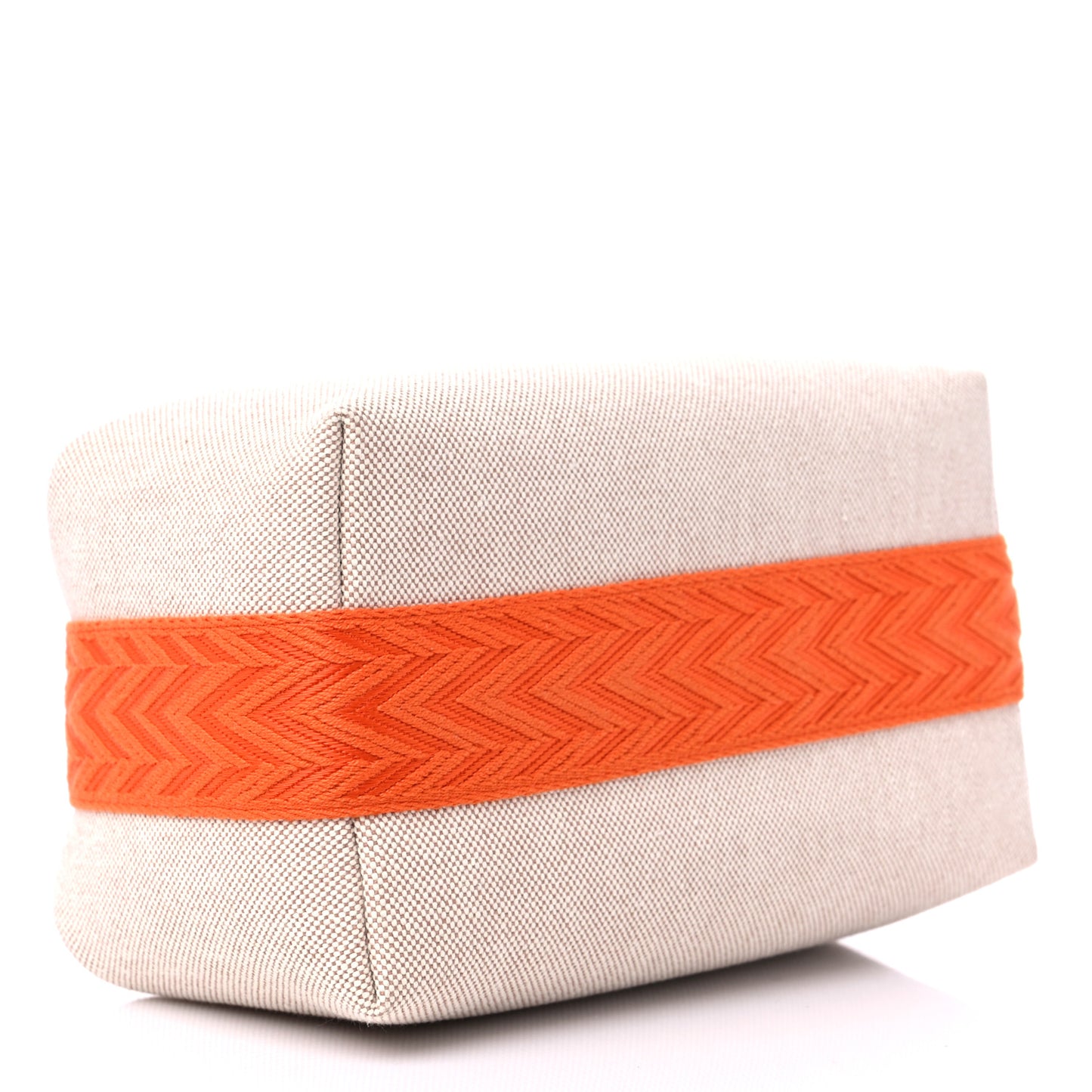 Canvas Small Bride-A-Brac Pouch Natural Orange