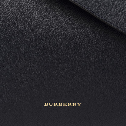 Burberry Soft Grain Calfskin House Check Small Helmsley Crossbody Blue Carbon 11 of 11