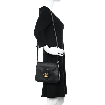 Gucci New Sakai Calfskin Lux Small Dahlia Messenger Shoulder Bag Black 2 of 14