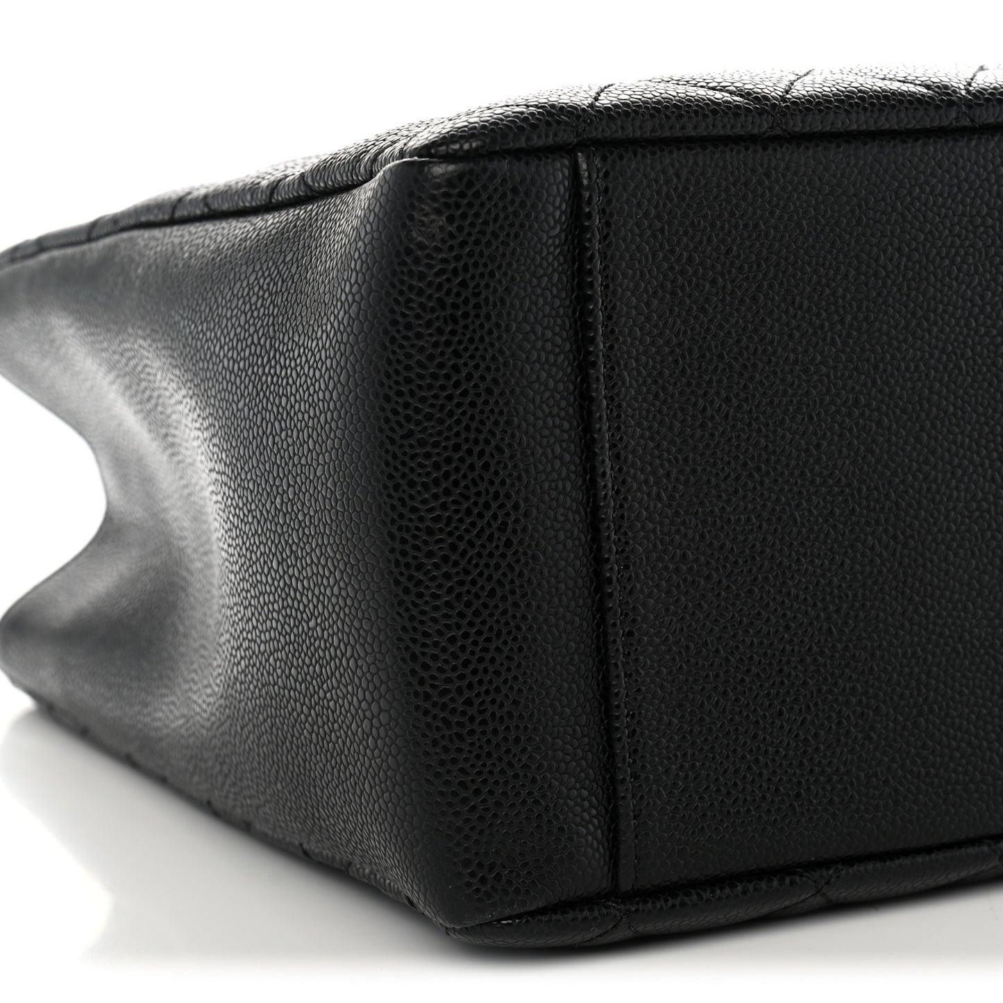Caviar Quilted Grand Shopping Tote GST Black