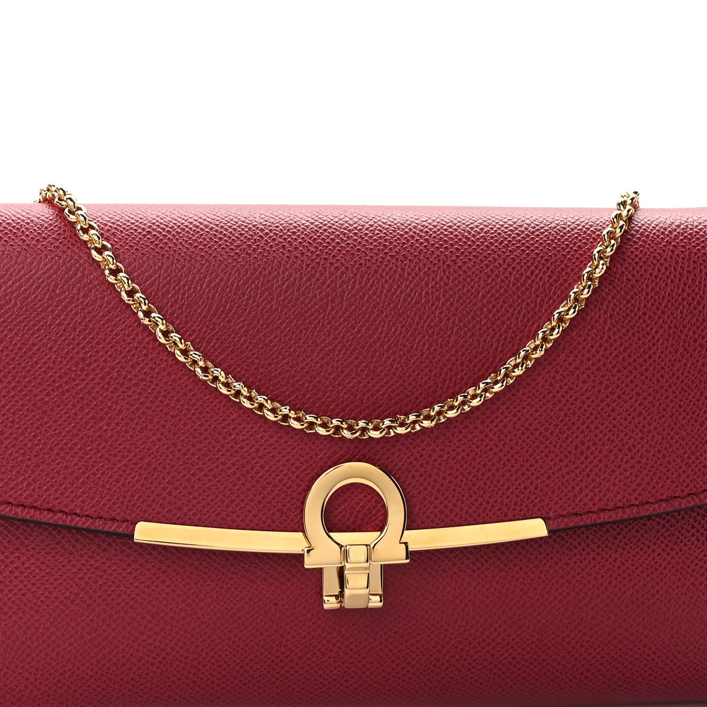 Printed Calfskin Gancini Icona Mini Bag Melagrana