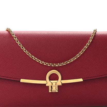 Salvatore Ferragamo Printed Calfskin Gancini Icona Mini Bag Melagrana 5 of 9