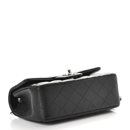 Chanel Iridescent Caviar Quilted Mini Rectangular Flap Black 4 of 8