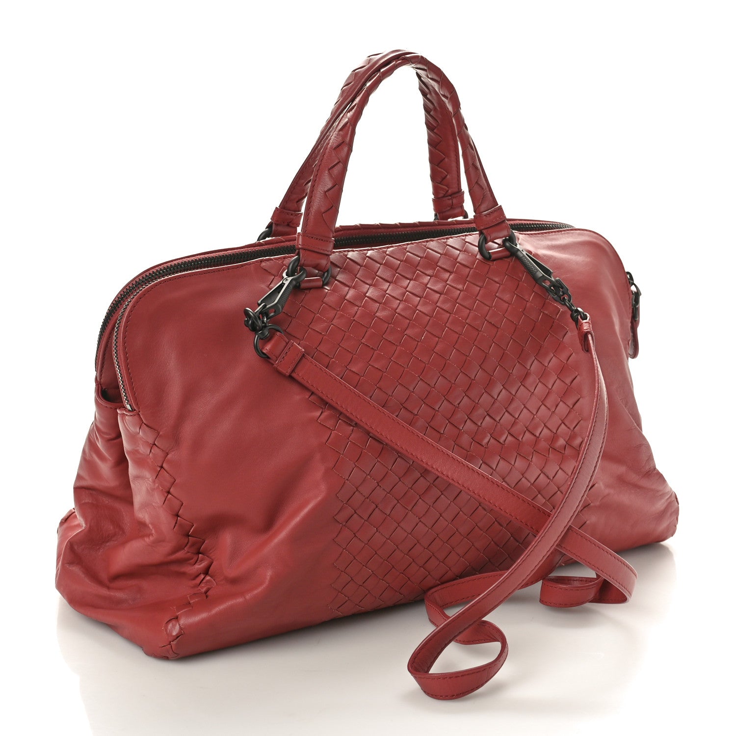 Bottega Veneta Calfskin Intrecciato Leggero Tote 2 of 9