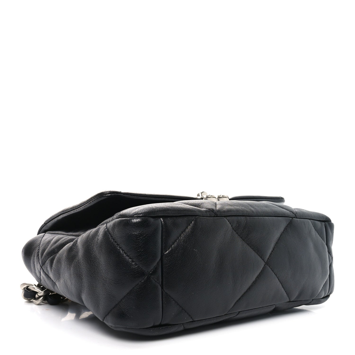 Chanel Lambskin Quilted Medium Chanel 19 Flap Black 4 of 11