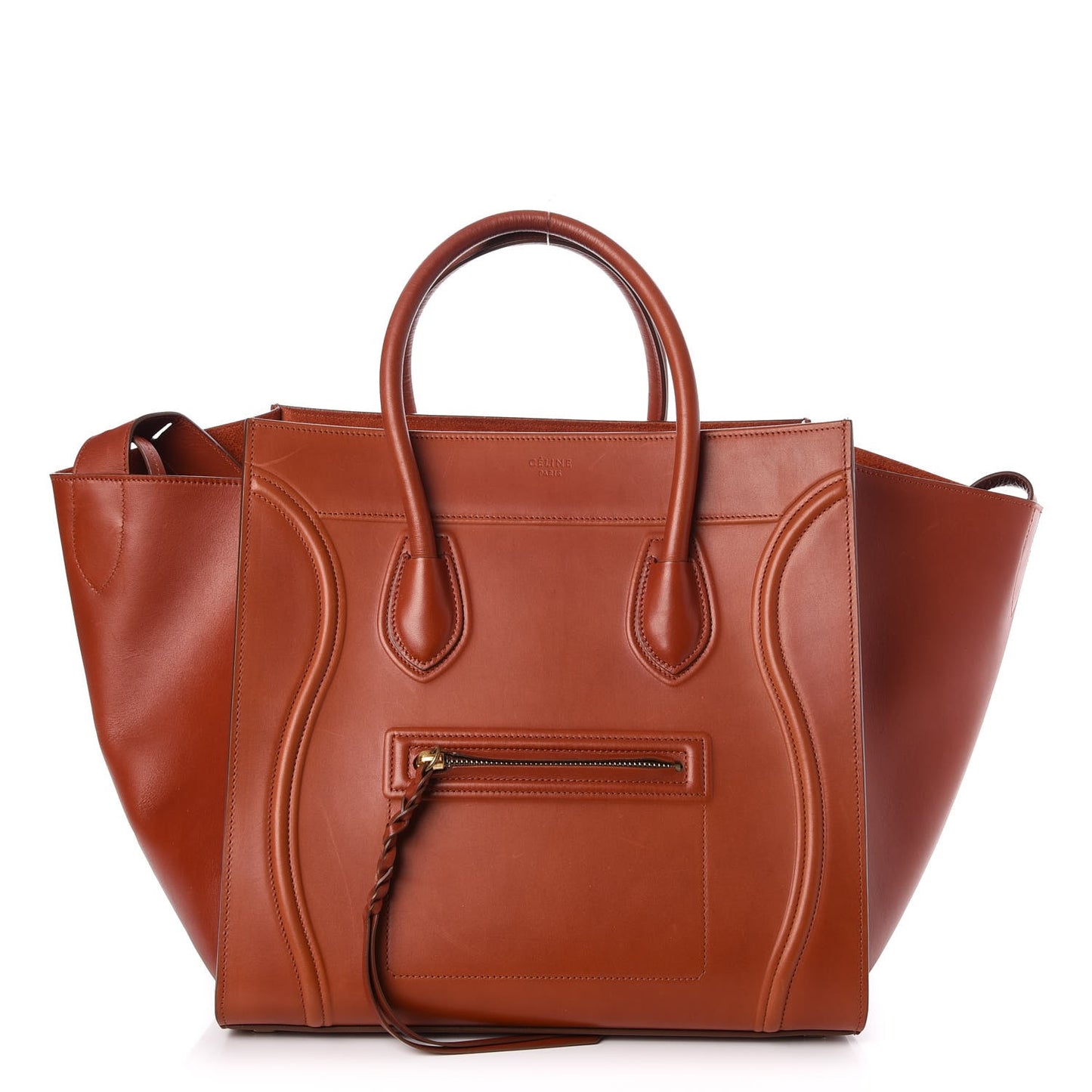 Natural Calfskin Medium Phantom Luggage Brick