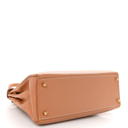 Hermes Courchevel Kelly Retourne 32 Naturelle 4 of 16