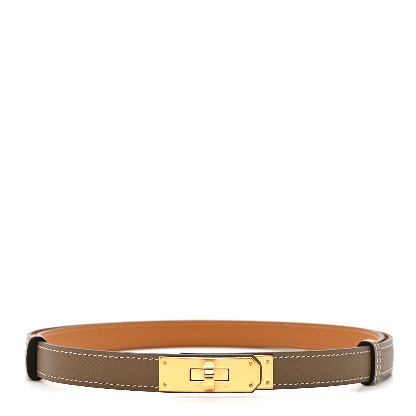 Epsom Kelly Pocket Belt Etoupe