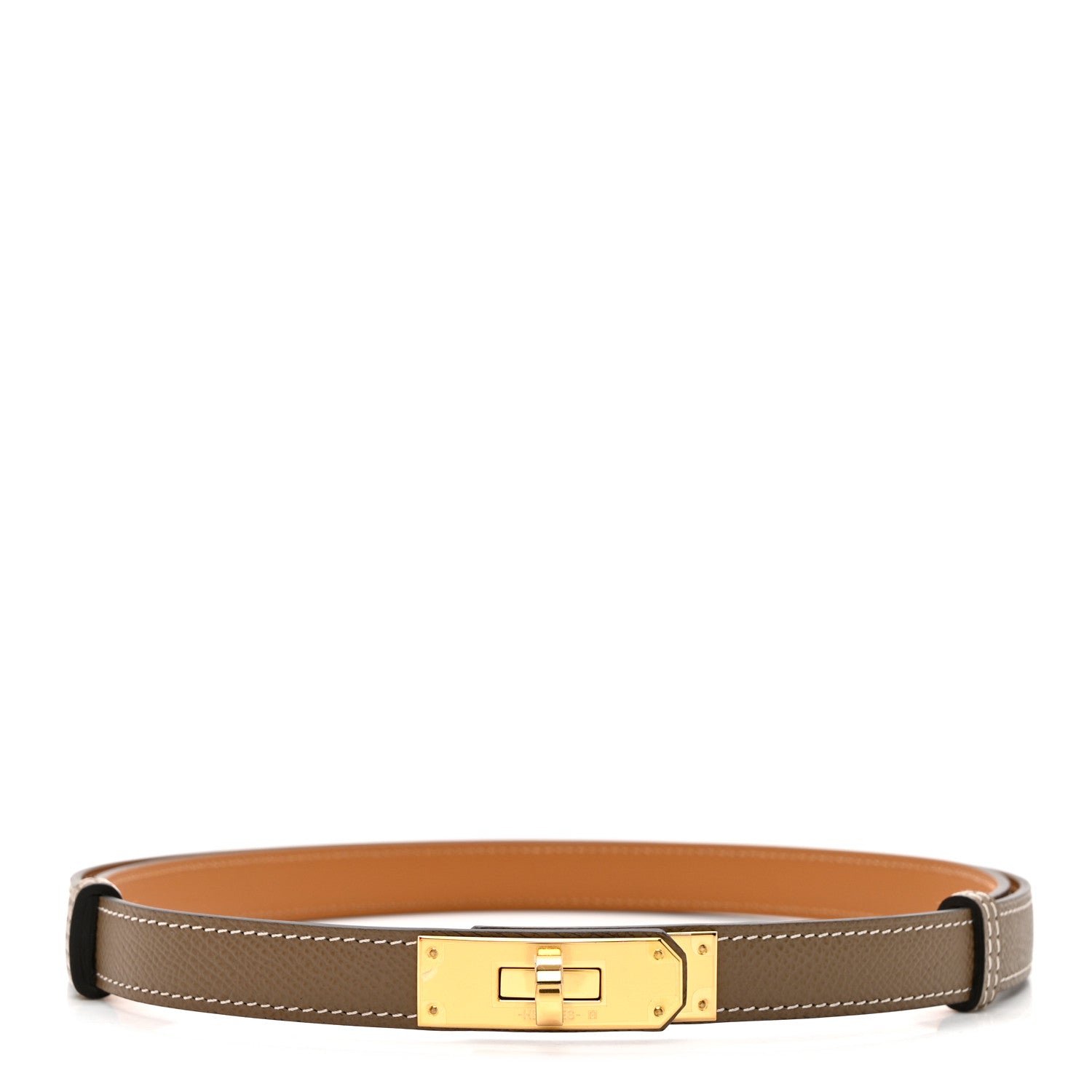 Hermes Epsom Kelly Pocket Belt Etoupe 1 of 4