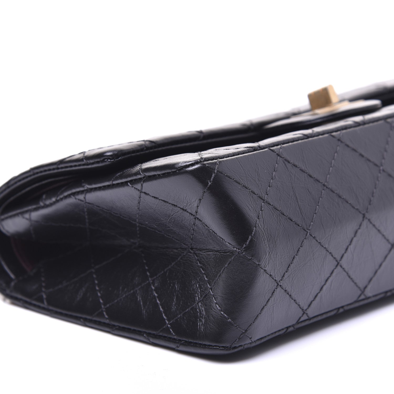 Chanel Aged Calfskin Quilted 2.55 Reissue 225 Flap Black 10 of 31