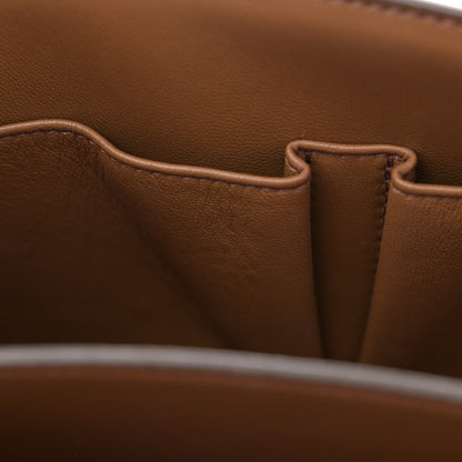 Celine Box Calfskin Medium Classic Box Flap Bag Camel 13 of 14