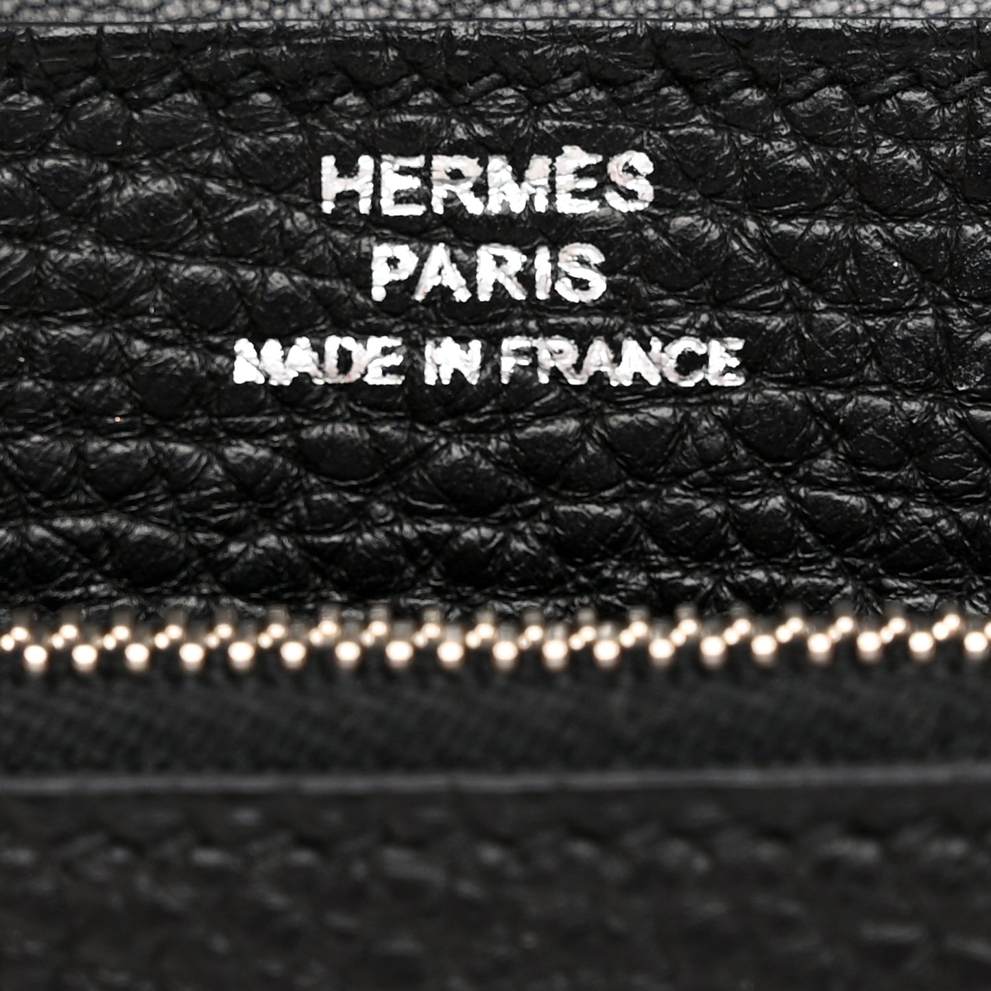 Togo Dogon Compact Wallet Black