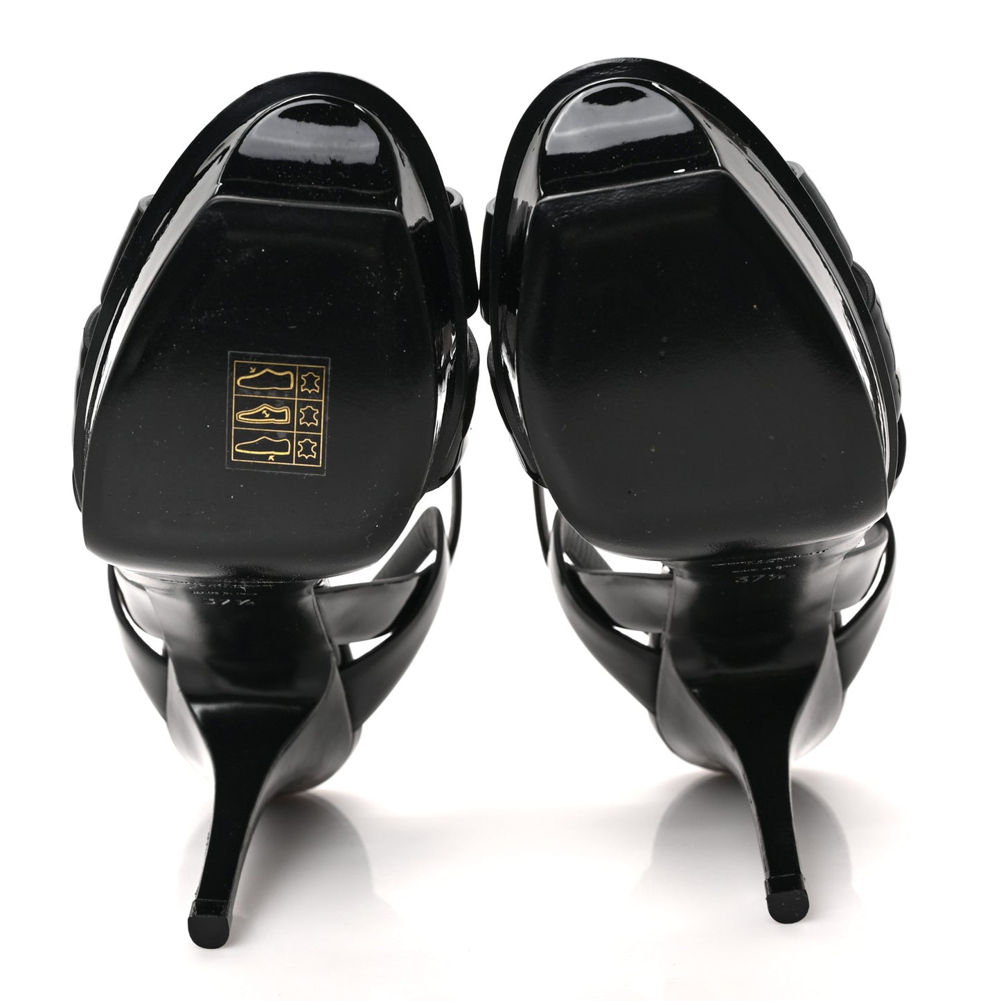 Patent Tribute 75 Platform Sandals 37.5 Black