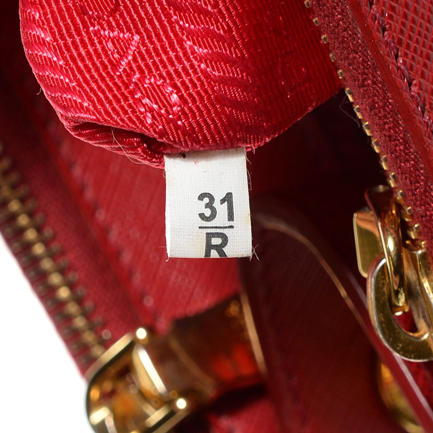 Prada Saffiano Large Galleria Double Zip Tote Fuoco 9 of 10