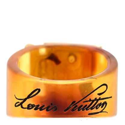 Louis Vuitton Lock Me Ring M Ecaille 3 of 5