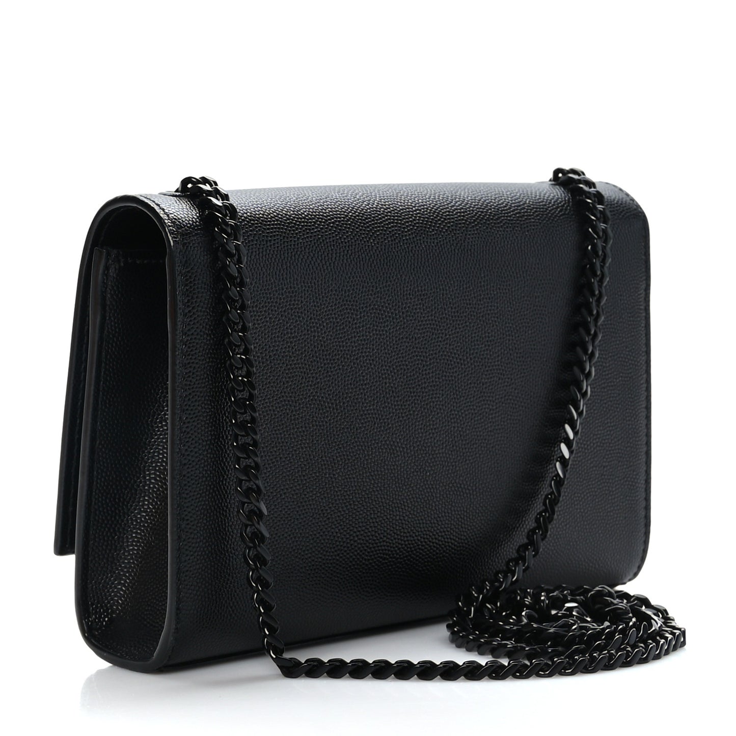 Grain De Poudre Small Monogram Monochrome Kate Satchel Black