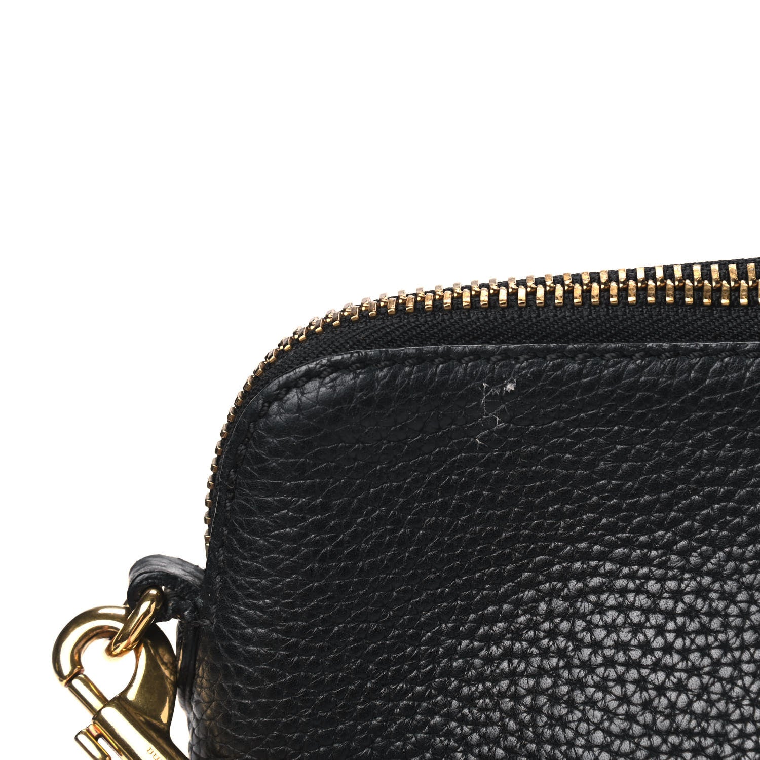 Burberry Grainy Calfskin Embossed Crossbody Bag Black 6 of 6