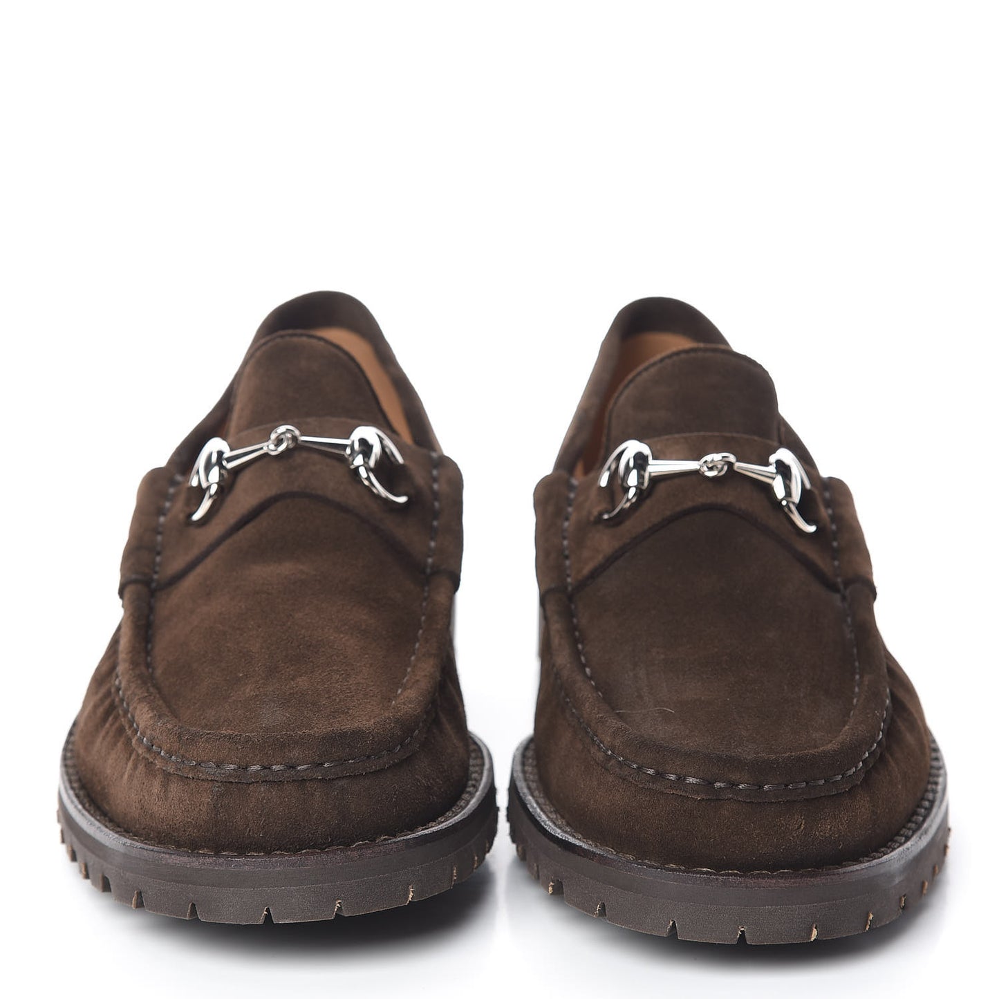 Suede Mens Horsebit Lug Sole Loafers 8.5 Jasper