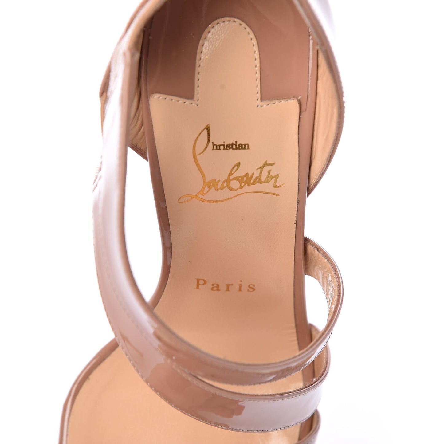 Patent World Copine 100 Sandals 38 Nude