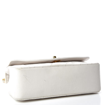 Chanel Lambskin Quilted Small Single Flap White 4 of 22